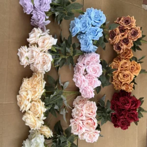 CỤM HỒNG GẤM 9 BÔNG
