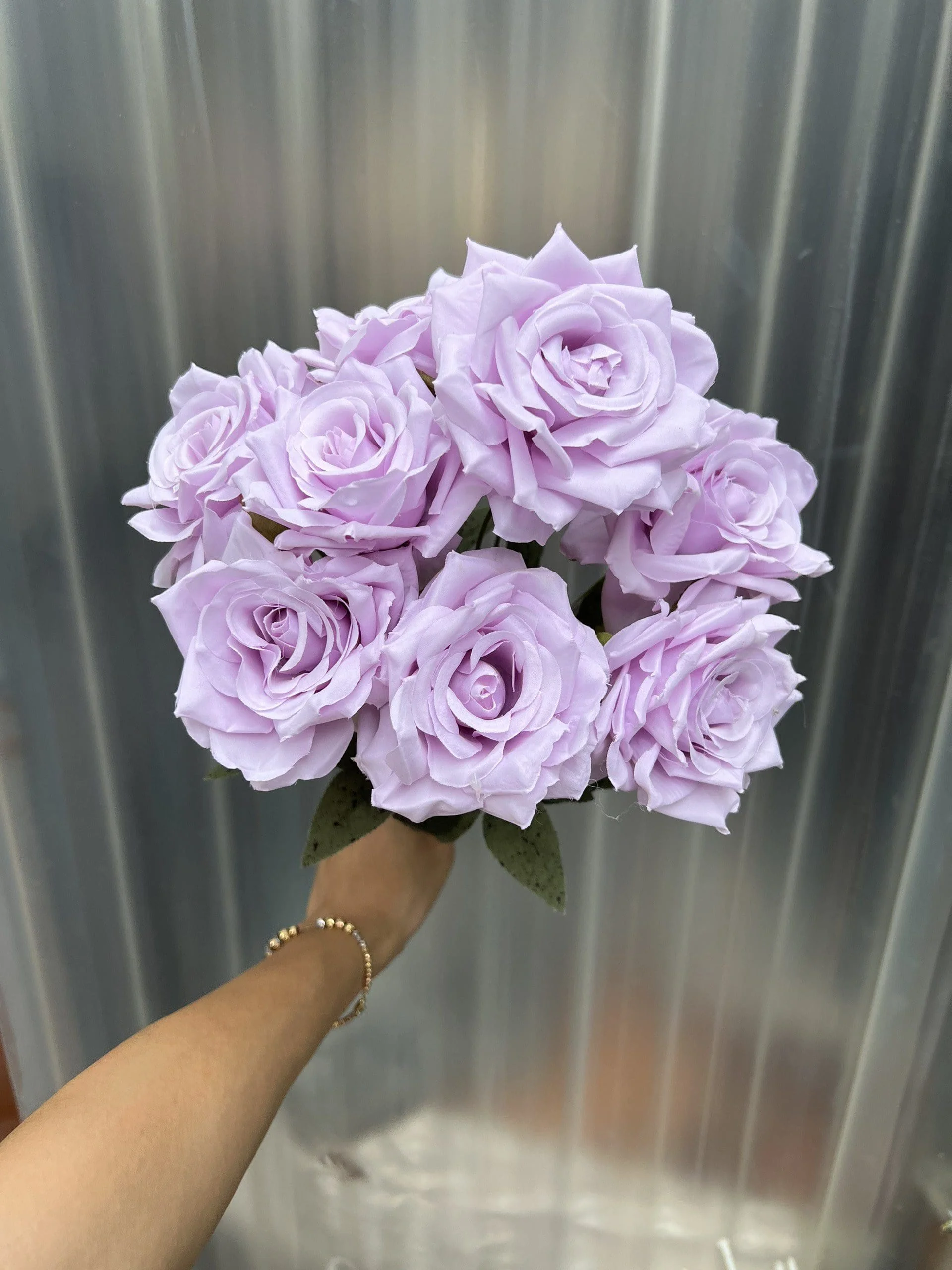 CỤM HỒNG GẤM 9 BÔNG - Ảnh 2