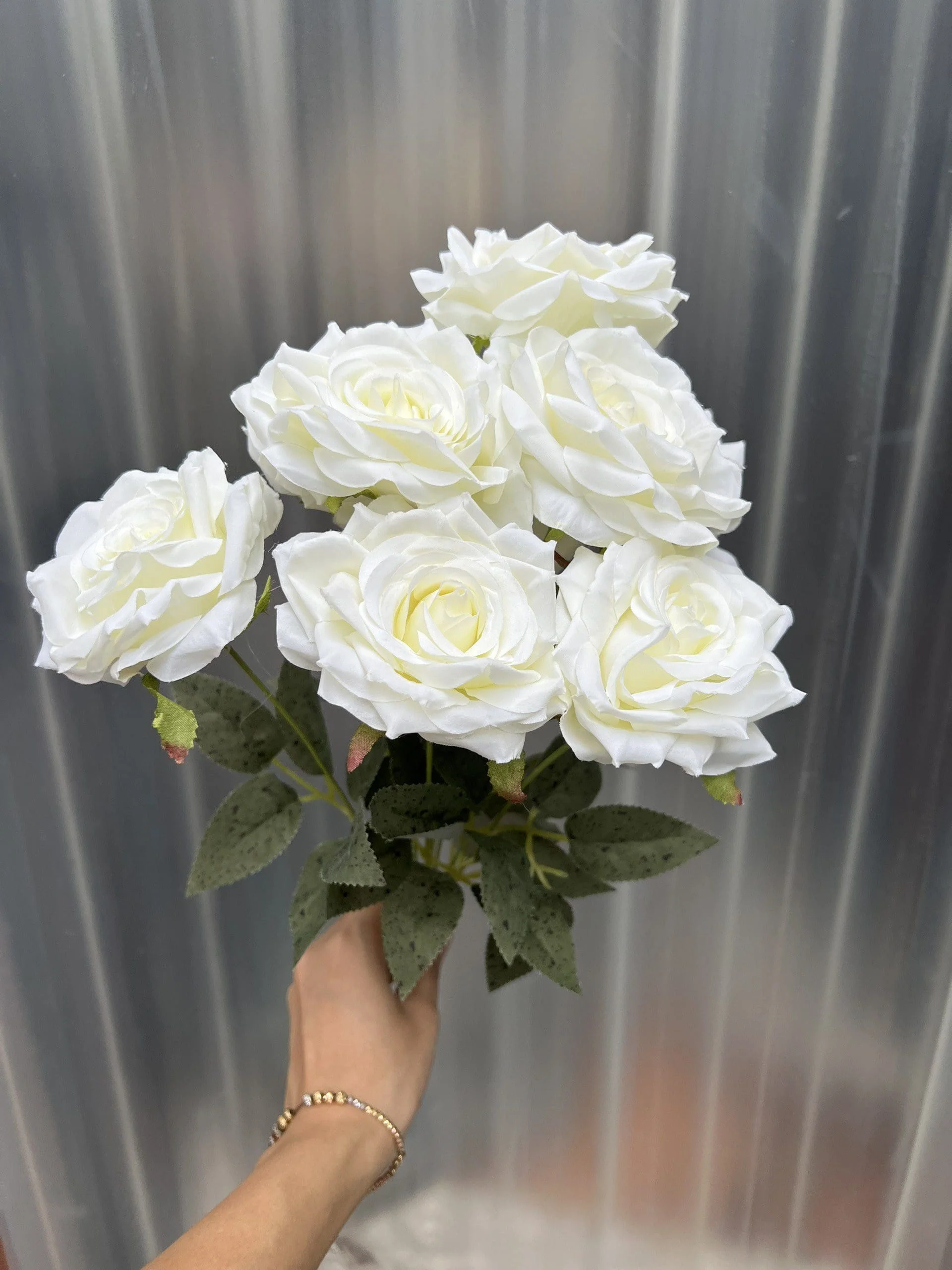 CỤM HỒNG GẤM 9 BÔNG - Ảnh 9