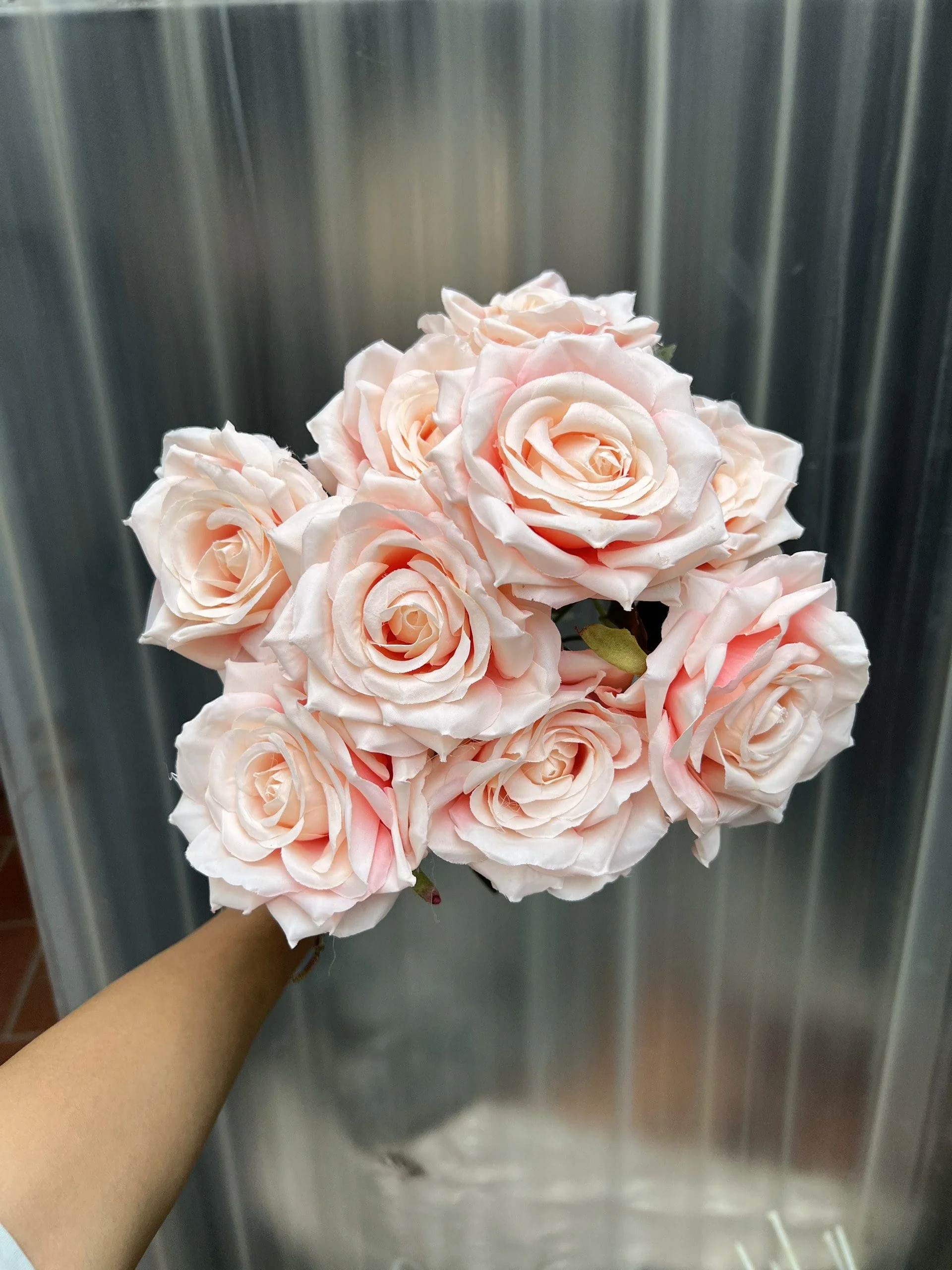CỤM HỒNG GẤM 9 BÔNG - Ảnh 7