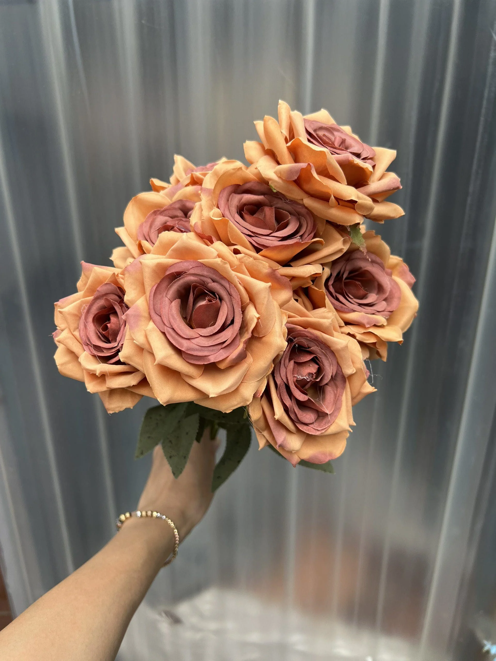CỤM HỒNG GẤM 9 BÔNG - Ảnh 5